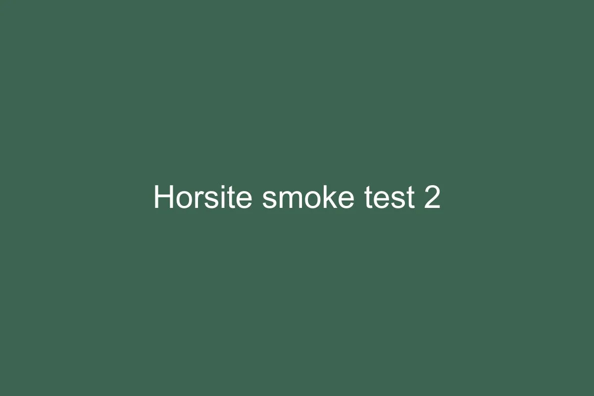 Smoke test horse 2